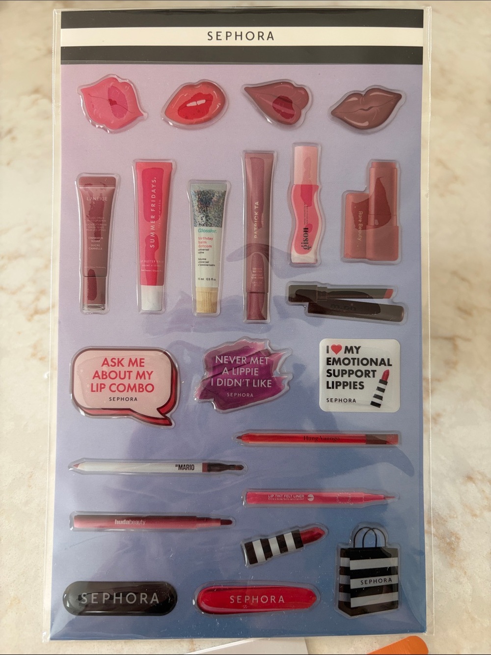 Makeup, skin, and hair beauty travel samples with Sephora stickers - Picture 2 of 5